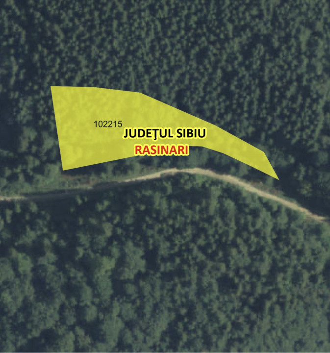 De vânzare: Teren extravilan – 4176 mp, zona Șanta, Rășinari, Sibiu