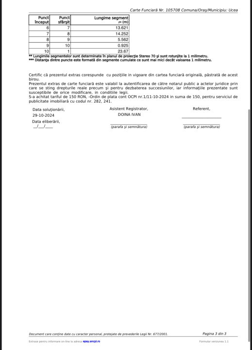 Teren intravilan - Localitatea Ucea de Sus - Brasov